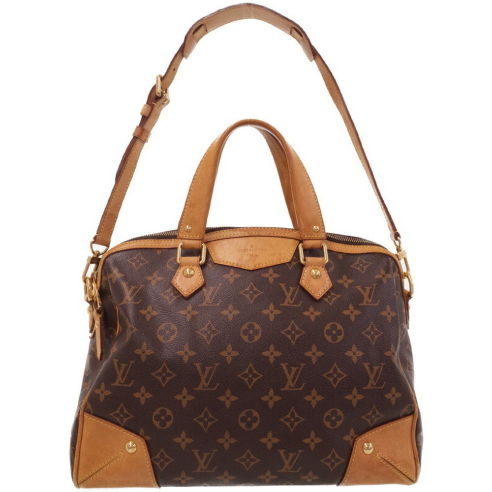 Louis Vuitton Monogram Leather Brown Retiro Bag